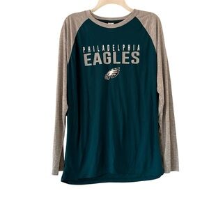 Team Apparel Men’s Medium Sleepwear Pullover Shirt NWT Philadelphia Eagles